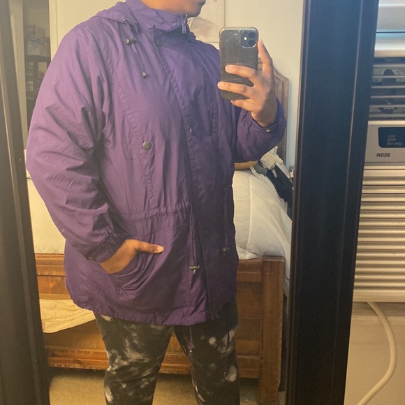 Purple Coat size Large - Picture 3 of 16